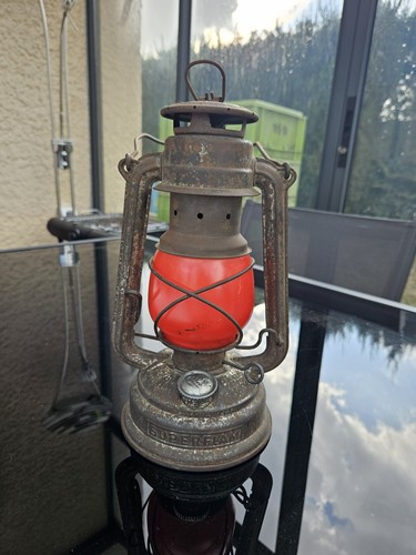 Ancienne lampe tempête feuer - tempête,