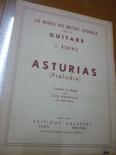 Partitions guitare albeniz - guitare,