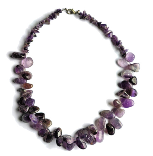 Collier améthyste nugget - , et