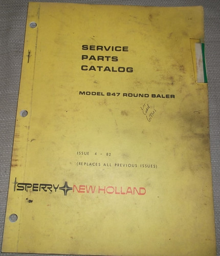 Sperry new holland 847 manuel - 847,