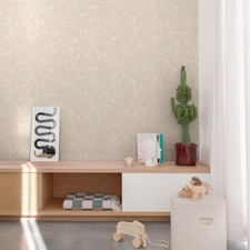 Papier Peint Beige Woodland Grandeco LD3403 Thème Animalier Forêt