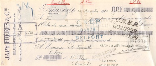 1920 japy freres cie - japy,