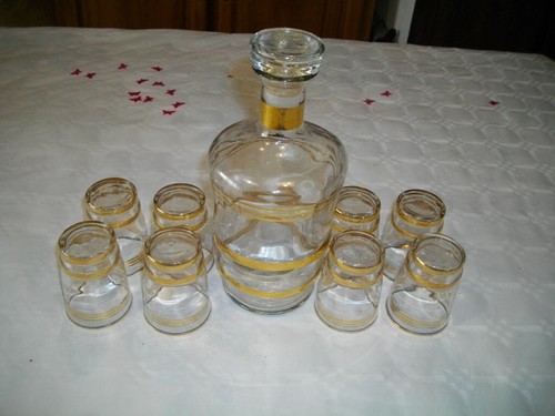 Service liqueur verre - -,