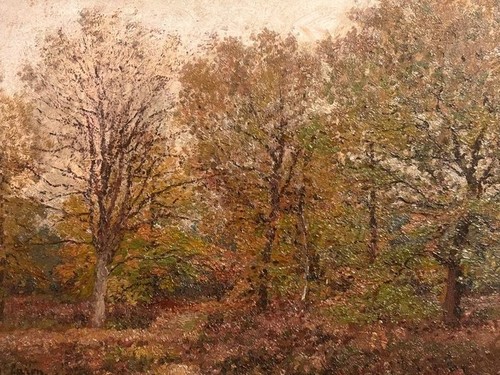 Tableau ancien paysage