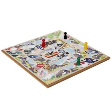 Jeu de l'Oie en Bois "Vintage"