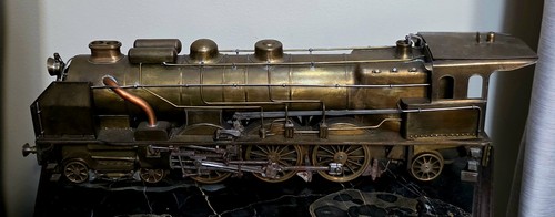 Brass gauge live steam - live,