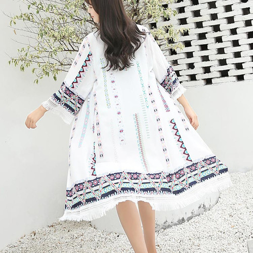 Ethnique femme long cardigan - femme,