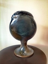 vase ceramique Grès signé