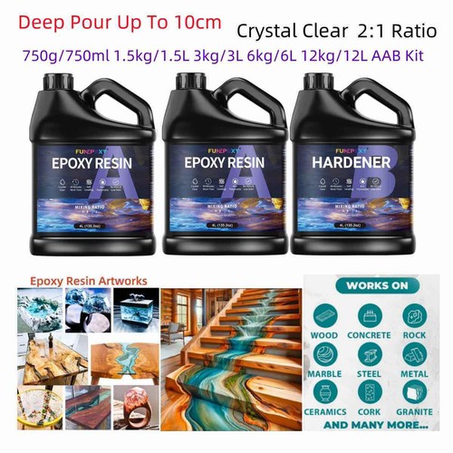 Clear epoxy resin 5kg - clear,