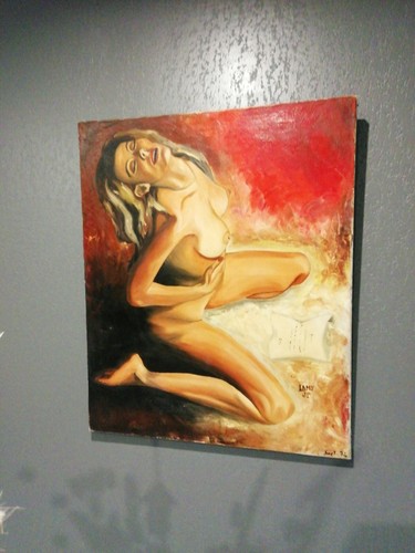 Tableau huile sur toile - tableau,