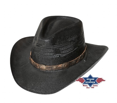 Chapeau noir western country - noir,