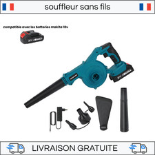 Souffleur sans fil 18V compatible Makita – 24 000 RPM | Autonomie 40 min