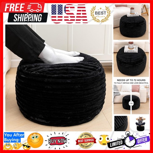 Portable stylish pouf - &,