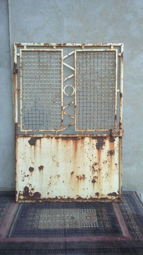 Ancienne porte fer forgé - porte,