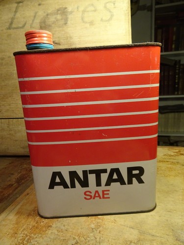 Ancien bidon métal antar - métal, /