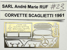 #23 - Photodecoupe pour CORVETTE SCAGLIETTI 1961 AMR