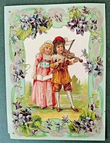 Chromo enfants grand format - chromo,