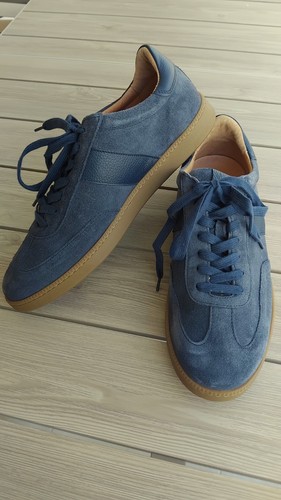 Bocage sneakers daim bleu - sneakers, en