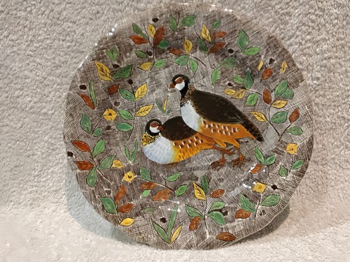 Assiette plate faience gien - plate,
