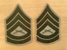 PAIRE DE GRADE TISSU USMC WW2