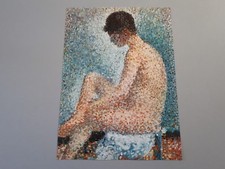 affiche : reproduction de peinture de Georges Seurat : le Modèle