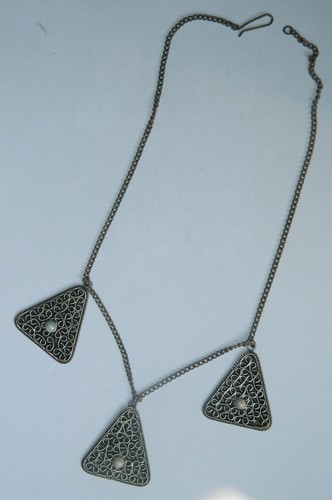 Collier vintage papillon - collier,