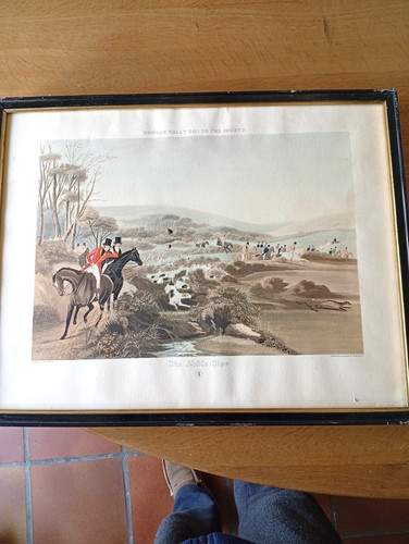 Lithographie turner scenes - f.c.turner,