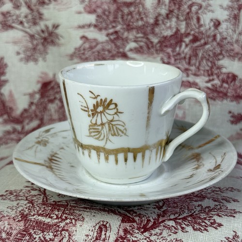 Tasse soucoupe anciennes - et,