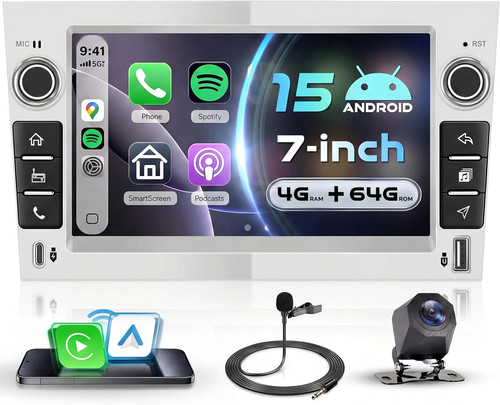 64g autoradio argent - 4g+64g,