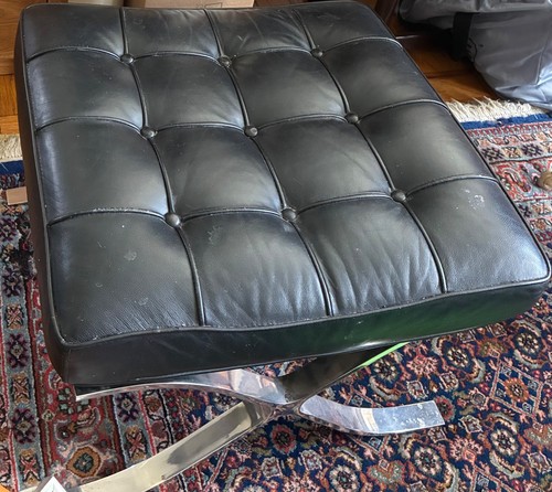 Black leather barcelona - leather,