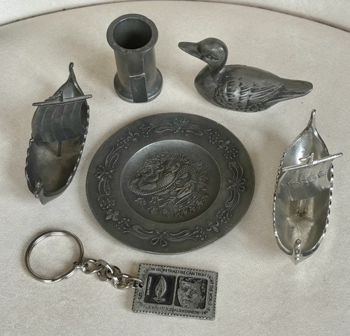 Anciens objets étain drakkar - objets,