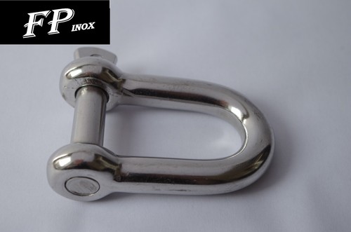 Manille droite 16mm libre inox