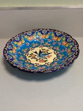 Splendide Plat ou Coupe en Émaux de Longwy