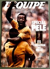 FOOTBALL L'EQUIPE MAGAZINE de 1981  PELÉ CHAMPION DU SIÈCLE BRESIL SANTOS COSMOS