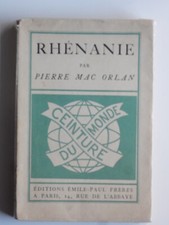 Rhénanie   Pierre Mac Orlan