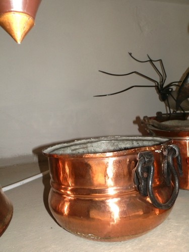 Ancienne casserole cuivre - en,