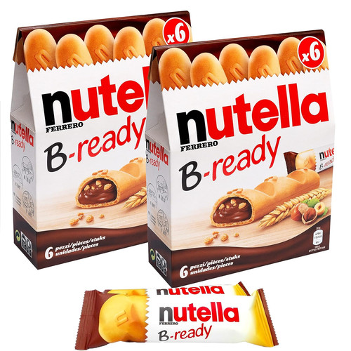 Nutella ready pack 6 - nutella, bars