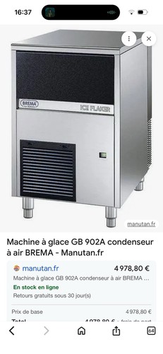 Machine glace brema - machine, gb902a