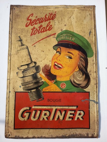 Ancienne plaque publicitaire - ancienne,
