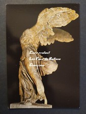 VICTOIRE SAMOTHRACE  SCULPTURE LOUVRE carte postale postcard 
