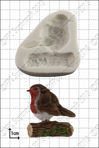 Moule silicone rouge gorge - moule, rouge-gorge