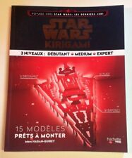 STAR WARS KIRIGAMI derniers jedi 3 niveaux loisirs art thérapie