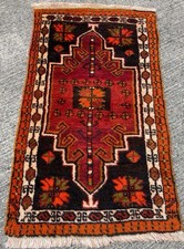 Tapis 100x60cm Turc Noué Laine Alfombra Matta Teppich Rugs Tappeto Carpet Teppe