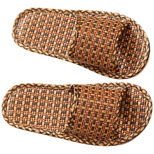 Paire pantoufles tissées - paire,