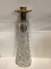 Rare Ancien Grand Flacon /Bougeoir Eau de Cologne De Jussy Saint James.