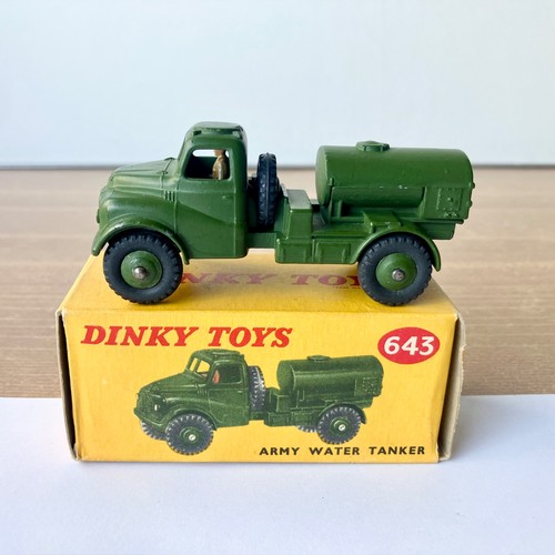 Army water tanker 643 dinky - tanker,