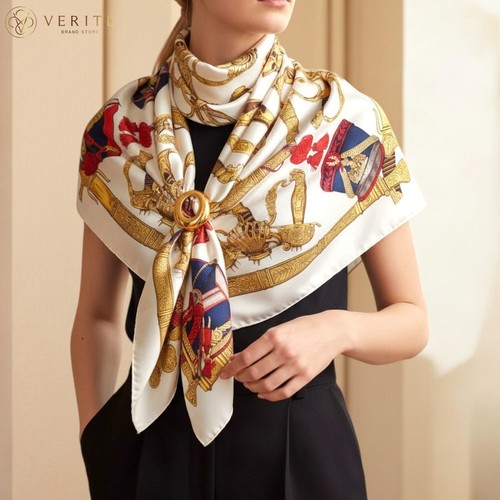 Rare vintage foulard soie - foulard,