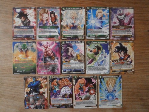 Lot cartes dragon ball - 14,
