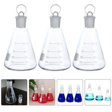  3 Pcs Fiole Conique Épaissie