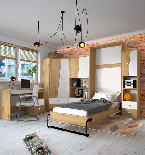 Jugendzimmer set tlg lit - 6-tlg,